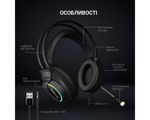 Навушники GamePro HS565 Nitro Black (HS565)