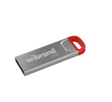 USB флеш накопичувач Wibrand 32GB Falcon Silver-Red USB 2.0 (WI2.0/FA32U7R)