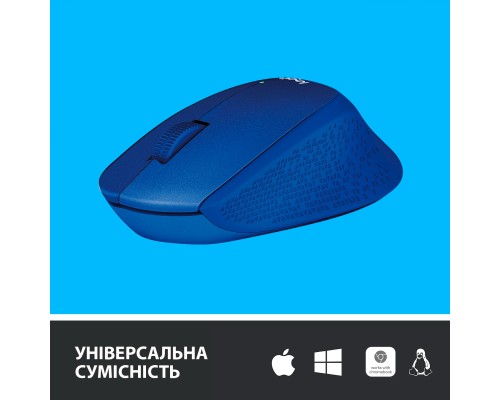 Мишка Logitech M330 Silent plus Blue (910-004910)