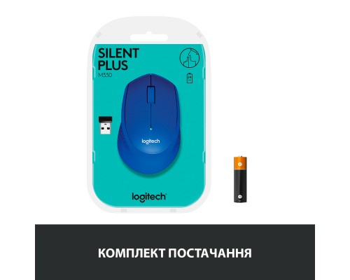 Мишка Logitech M330 Silent plus Blue (910-004910)