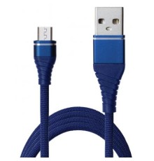 Дата кабель USB 2.0 AM to Micro 5P 1.2m 2A Blue Grand-X (NM012BL)