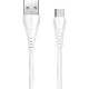 Дата кабель USB 2.0 AM to Type-C 1.0m SC-112a White XoKo (XK-SC-112a-WH)