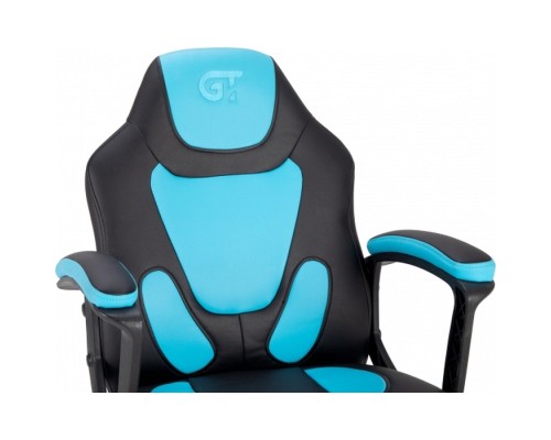 Крісло ігрове GT Racer X-1414 Black/Light Blue