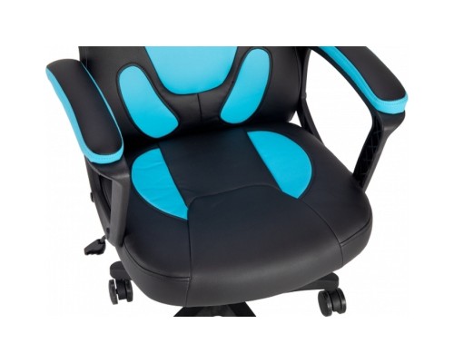 Крісло ігрове GT Racer X-1414 Black/Light Blue
