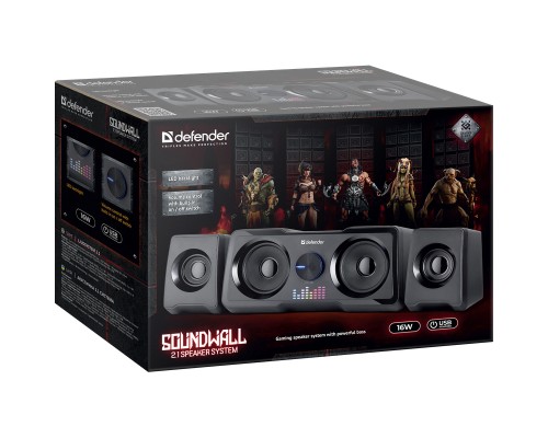 Акустична система Defender Soundwall USB Black (65214)