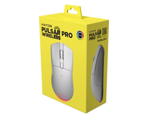 Мишка Hator Pulsar 2 PRO Wireless White (HTM-531)