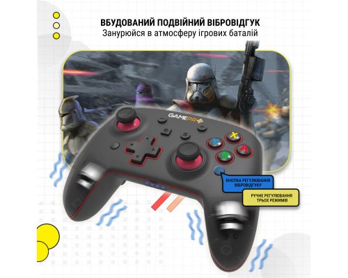 Геймпад GamePro MG1200 Wireless Black-Blue (MG1200)