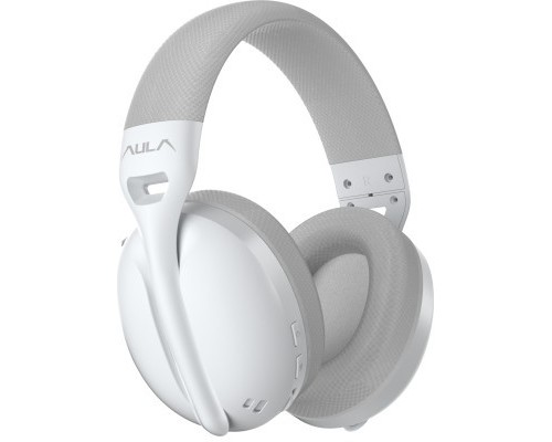 Навушники Aula S6 - 3 in 1 Wired/2.4G Wireless/Bluetooth White (6948391235561)