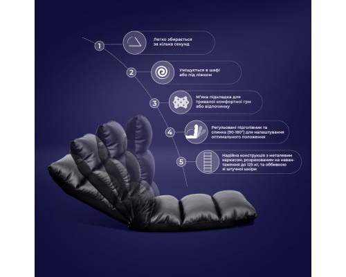 Крісло ігрове Trust GXT 718 Rayzee Black (25071)