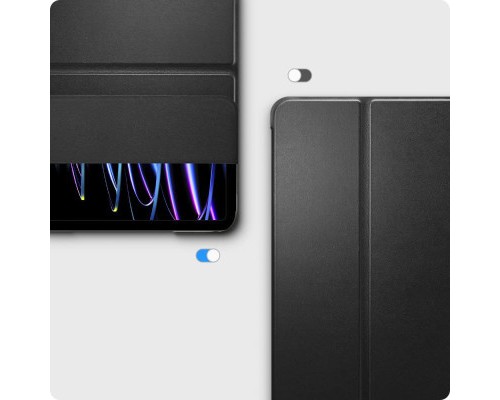 Чохол до планшета BeCover Tri Fold Hard Apple iPad Pro 12.9 2020/2021/2022 Black (709668) (709668)