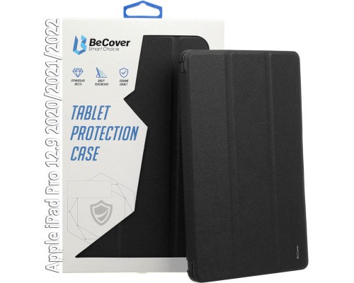 Чохол до планшета BeCover Tri Fold Hard Apple iPad Pro 12.9 2020/2021/2022 Black (709668) (709668)