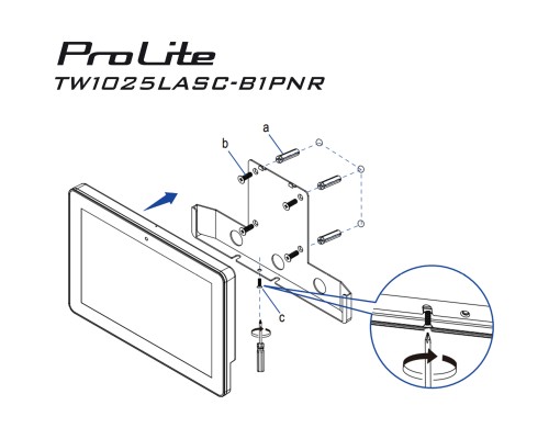 Монітор iiyama TW1025LASC-B1PNR