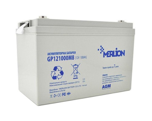 Батарея до ДБЖ Merlion 12V 100Ah (GP121000M8)