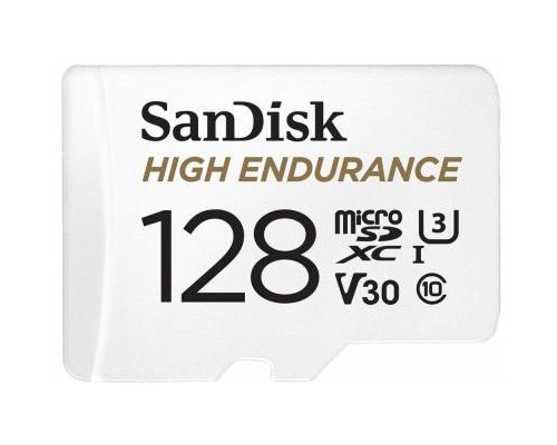 Карта пам'яті SanDisk 128GB microSDXC class 10 UHS-I U3 V30 High Endurance (SDSQQNR-128G-GN6IA)