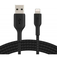 Дата кабель USB 2.0 AM to Lightning 1.0m black Belkin (CAA002BT1MBK)