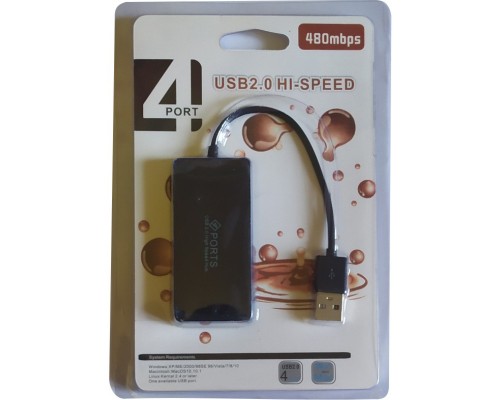 Концентратор Atcom USB TD4005 4port black (10725)