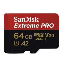 Карта пам'яті SanDisk 64GB microSDXC class 10 UHS-I U3 Extreme Pro V30 (SDSQXCU-064G-GN6MA)