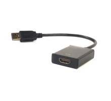 Перехідник USB 3.0 M to HDMI female PowerPlant (CA910373)