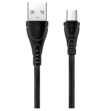 Дата кабель USB 2.0 AM to Micro 5P 1.0m SC-112m Black XoKo (XK-SC-112m-BK)