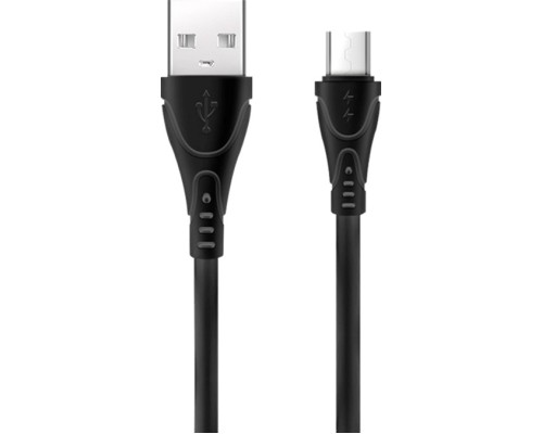 Дата кабель USB 2.0 AM to Micro 5P 1.0m SC-112m Black XoKo (XK-SC-112m-BK)