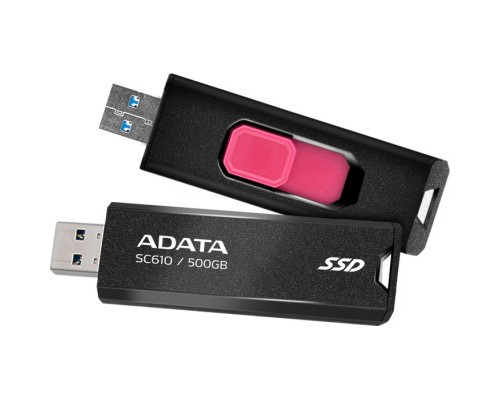 Накопичувач SSD USB 3.2 500GB SD610 ADATA (SC610-500G-CBK/RD)