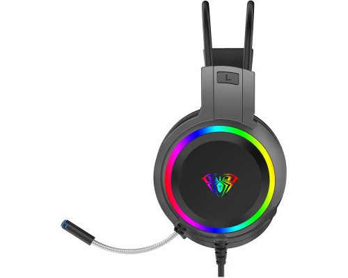 Навушники Aula S608 Wired Gaming Headset 3.5mm*2 + USB Black (6948391235509)