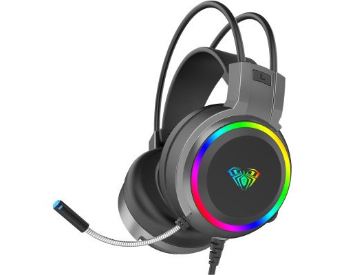 Навушники Aula S608 Wired Gaming Headset 3.5mm*2 + USB Black (6948391235509)