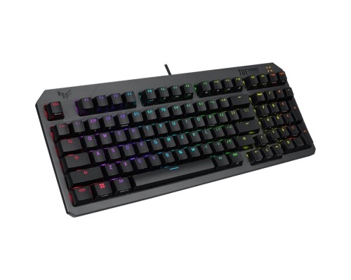 Клавіатура ASUS TUF Gaming K3 Gen II Opti-Mech RGB Red Switches USB UA Black (90MP0390-BKMA00)