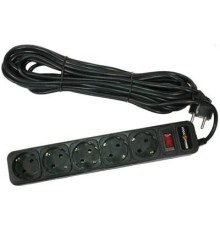 Мережевий фільтр живлення LogicPower LP-X5 10.0м (2750)