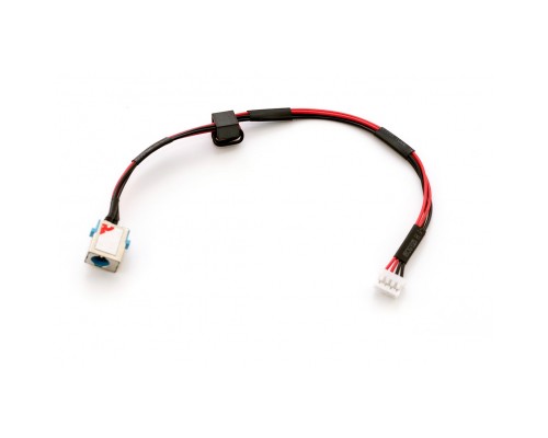 Роз'єм живлення ноутбука з кабелем для Acer PJ253 (5.5mm x 1.7mm), 4-pin, 19 см Универсальный (A49044)