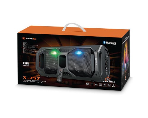 Акустична система REAL-EL X-757 Black
