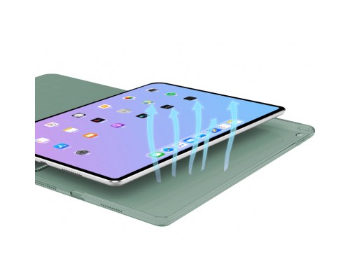 Чохол до планшета BeCover Tri Fold Hard Apple iPad mini 6 2021 Dark Green (706854)