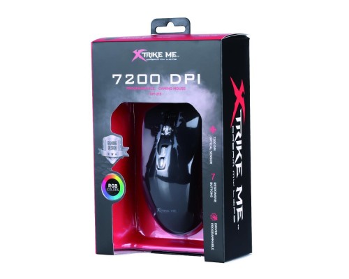 Мишка Xtrike ME GM-215 RGB-LED USB Black (GM-215)