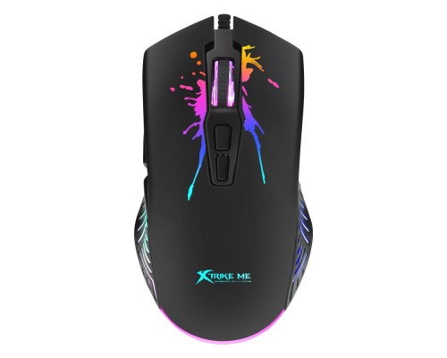 Мишка Xtrike ME GM-215 RGB-LED USB Black (GM-215)