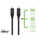 Дата кабель USB-C to USB-C 0.8m USB4 40Gbps 100W Black Belkin (INZ001BT0.8MBK)