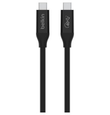 Дата кабель USB-C to USB-C 0.8m USB4 40Gbps 100W Black Belkin (INZ001BT0.8MBK)
