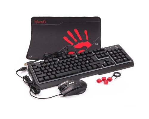 Комплект A4Tech Bloody B1700 USB Black (Bloody B1700 Black)