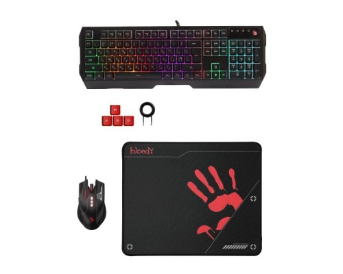 Комплект A4Tech Bloody B1700 USB Black (Bloody B1700 Black)