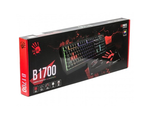 Комплект A4Tech Bloody B1700 USB Black (Bloody B1700 Black)