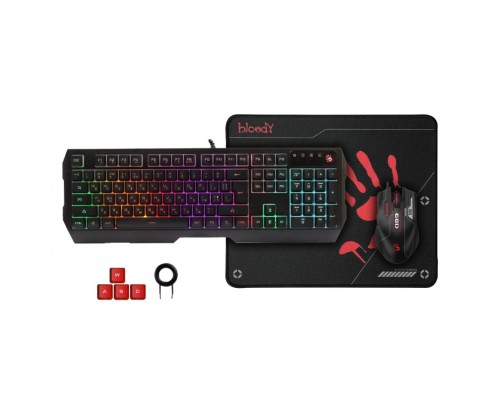 Комплект A4Tech Bloody B1700 USB Black (Bloody B1700 Black)