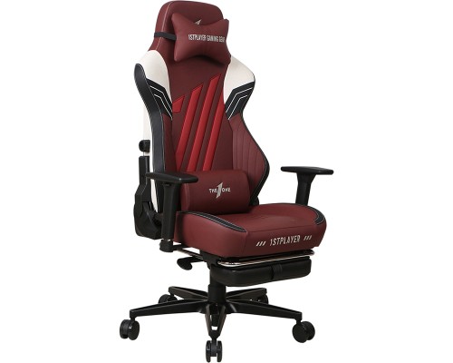 Крісло ігрове 1stPlayer Duke Black-White-Red (Duke BlackWhiteRed)