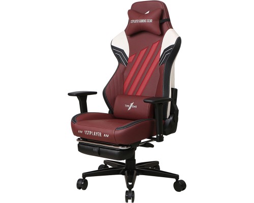 Крісло ігрове 1stPlayer Duke Black-White-Red (Duke BlackWhiteRed)