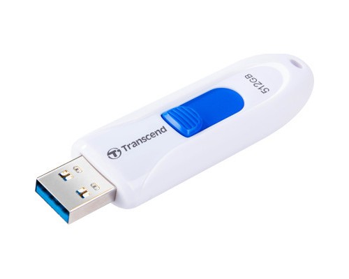 USB флеш накопичувач Transcend 512GB JetFlash 790 White USB 3.1 (TS512GJF790W)