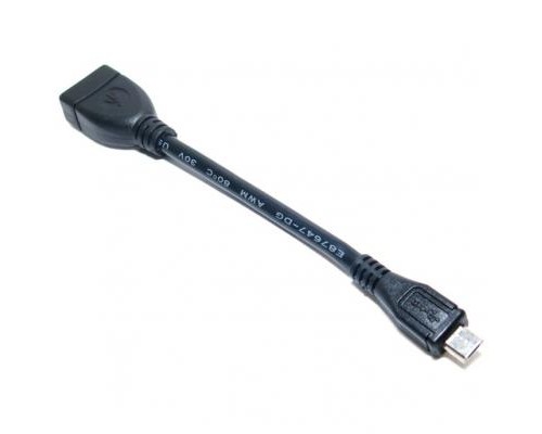 Дата кабель OTG USB 2.0 AF to Micro 5P 0.1m Extradigital (KBO1623)