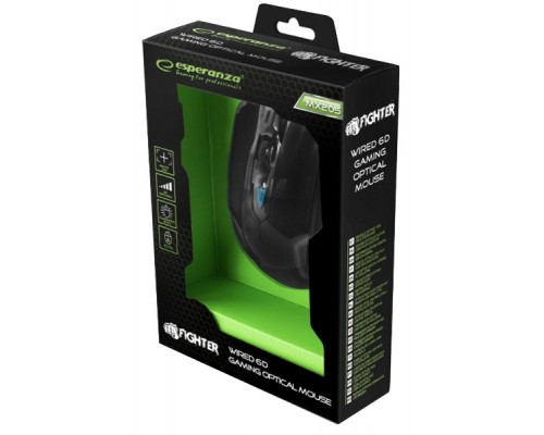 Мишка Esperanza MX205 Fighter blue (EGM205B)