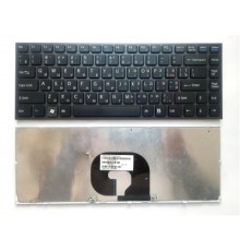 Клавіатура ноутбука Sony VPC-Y чeрная с темно-серой рамкой UA (A43097)