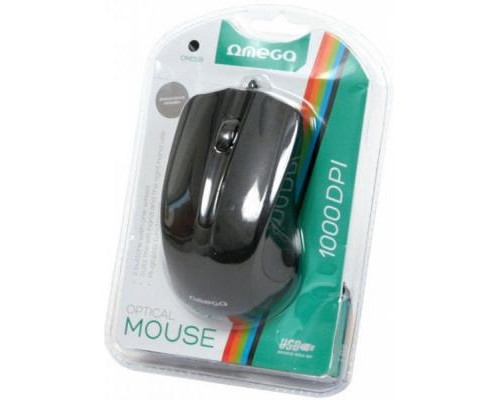 Мишка Omega OM-05B optical black (OM05B)