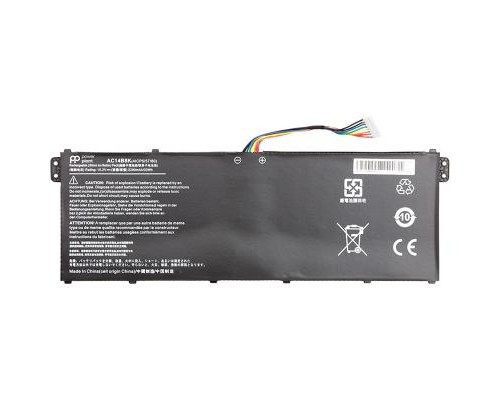 Акумулятор до ноутбука ACER Aspire E15 ES1-512 Series (AC14B8K) 15.2V 2200mAh PowerPlant (NB410460)