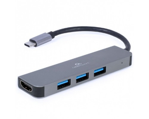 Концентратор Cablexpert USB-C 2-in-1 (A-CM-COMBO2-01)