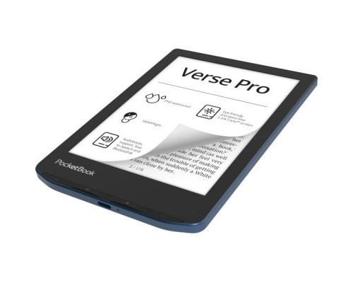 Електронна книга Pocketbook 634 Verse Pro, Azure (PB634-A-CIS)